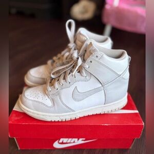 Nike Cream High-Top Sneakers